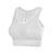 Sutiã esportivo ativo respirável feminino Sutiã esportivo de malha sexy push