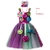 Crianças lindo arco-íris doce vestido de princesa meninas carnaval natal pirul na internet