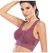 Sutiã esportivo ativo respirável feminino Sutiã esportivo de malha sexy push - comprar online