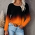 2023 Novas Blusas Femininas Primavera Impressão 3D Camisas Gradientes Moda Mang - Galeriarei