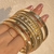 Pulseiras de moda punk douradas para mulheres, homens, pulseiras de metal de aç