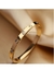 GD Luxury Brand 18K Crystal Bangle for Women Designer Joias Banhado a Ouro Pulse - Galeriarei
