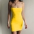 Vestido sexy preto sem alças para mulher sem costas bandagem bodycon mini vesti - comprar online
