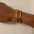Pulseiras de moda punk douradas para mulheres, homens, pulseiras de metal de aç - Galeriarei