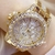 Moda Relógio Feminino com Diamante Feminino Marca de Luxo Feminino Pulseira Fem