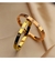 GD Luxury Brand 18K Crystal Bangle for Women Designer Joias Banhado a Ouro Pulse - Galeriarei