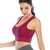Sutiã esportivo ativo respirável feminino Sutiã esportivo de malha sexy push