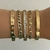 Novo design de pulseiras e pulseiras incrustadas de zircônio para mulheres ouro
