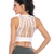 Sutiã esportivo ativo respirável feminino Sutiã esportivo de malha sexy push - Galeriarei