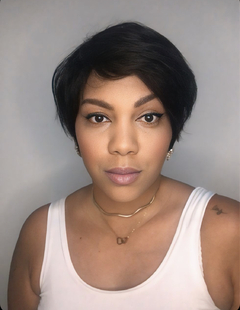 LACE WIG PIXIE MALIA 100% HUMANO na internet