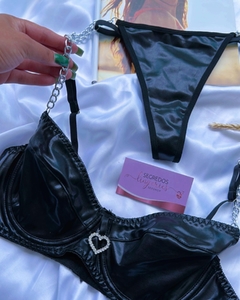 Conjunto Couro Fake - comprar online