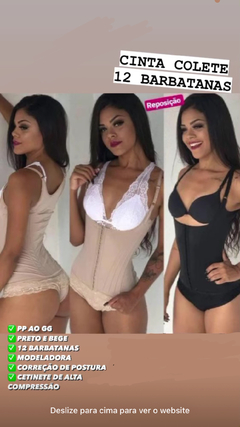 Cinta modeladora Colete - SegredosLingeriesp