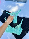 Conjunto Chantilly Verde Agua
