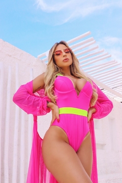 Maiô Sereia Chiclete