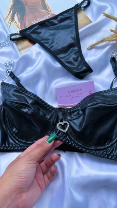 Conjunto Couro Fake - SegredosLingeriesp