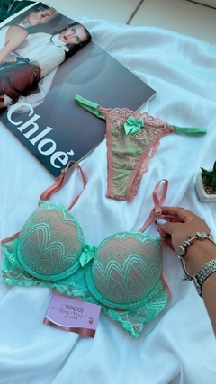 Conjunto Patrícia Bicolor - SegredosLingeriesp