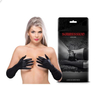 PAR DE LUVAS EM CIRRÉ PRETO SUBMISSION LINHA SADO SEXY FANTASY