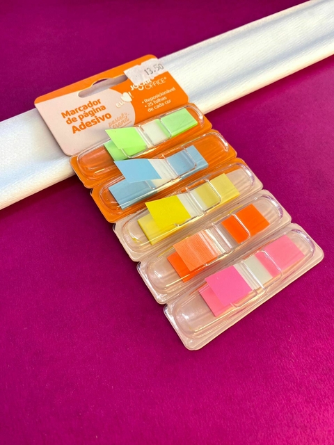 Marcador de página adesivo