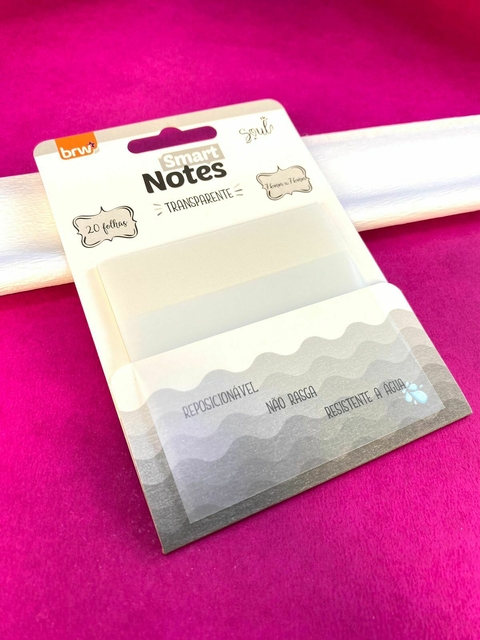 Bloco autoadesivo Transparente - BRW