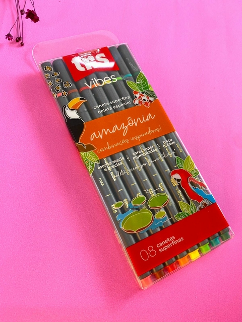 Canetas superfinas Amazônia -TRIS VIBES