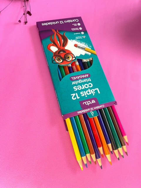 Lápis de cor Triangular - Onda