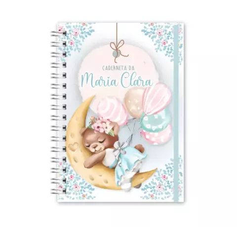 Kit Caderneta Vacinação + Porta Documentos + Cartão Sus Ursinha Sonhos