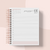 Imagem do Agenda Alfabeto Floral Vermelho