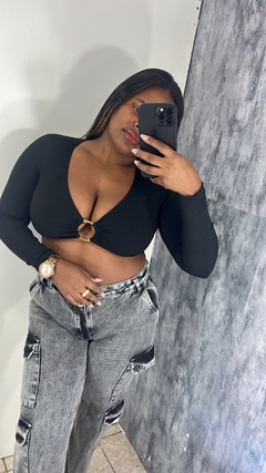Cropped argola - comprar online