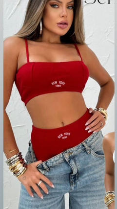 Conjunto hot pant new york - Ksboutique