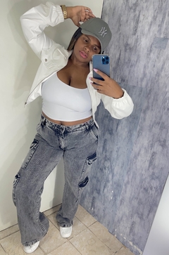Calça cargo 4 bolso