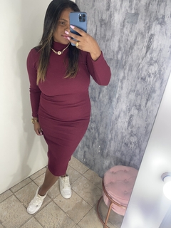 Vestido gola midi na internet
