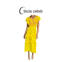 VESTIDO AMARILLO