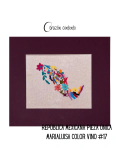 Imagen de CUADRO DECORATIVO MAPA DE MÉXICO