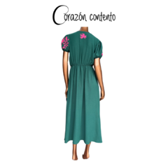 VESTIDO VERDE ESMERALDA - comprar en línea