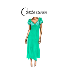 VESTIDO VERDE