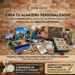 Caja Alhajero Artesanal "Mystery Box" - Hecha con Amor y Causa (Regalo Sorpresa) - tienda en línea