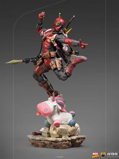 IRON Studios: Marvel X Men - Deadpool Deluxe BDS Escala de Arte 1/10 - Jeb-Toys