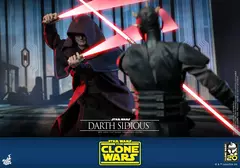 Hot Toys Television Masterpiece Series: Star Wars The Clone Wars 20 Aniversario - Darth Sidious Escala 1/6 - tienda en línea