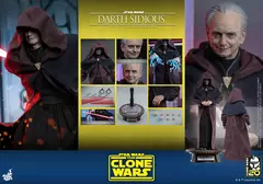 Hot Toys Television Masterpiece Series: Star Wars The Clone Wars 20 Aniversario - Darth Sidious Escala 1/6 - Jeb-Toys