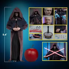 Hot Toys Television Masterpiece Series: Star Wars The Clone Wars 20 Aniversario - Darth Sidious Escala 1/6 - tienda en línea