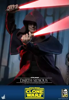Imagen de Hot Toys Television Masterpiece Series: Star Wars The Clone Wars 20 Aniversario - Darth Sidious Escala 1/6