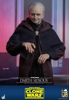Hot Toys Television Masterpiece Series: Star Wars The Clone Wars 20 Aniversario - Darth Sidious Escala 1/6 - tienda en línea