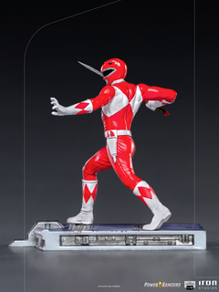 IRON Studios: Power Rangers - Red Ranger Escala de Arte 1/10 - Jeb-Toys