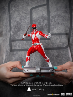 Imagen de IRON Studios: Power Rangers - Red Ranger Escala de Arte 1/10