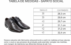 SAPATO SOCIAL COURO LEGÍTIMO ROMA PRETO - comprar online