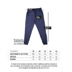 CALÇA MOLETOM MARINHO - comprar online