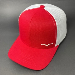 BONÉ RED WHITE