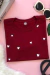 T-shirt Coração desenhado bordô - comprar online