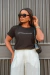 T-shirt Empreendedora - estampa Alto Relevo cor Preto na internet