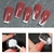 Carimbo de unhas transparente com raspador 2 pçs carimbo de geléia de silicone - comprar online